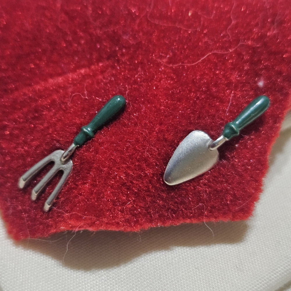 Miniature Gardening Tool Lapel Pins
